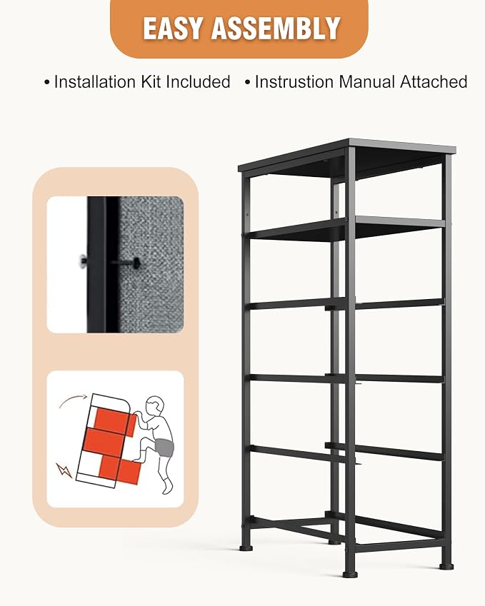 Narrow Dresser for Bedroom, Fabric Tall Dresser & Chests of Drawers - Image 9