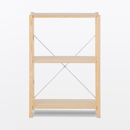 無印良品 MUJI 61182407 Pine Wood Shelf Unit, : 22.8 x 10.2 x 32.7 inches (58 x 2 - Image 3