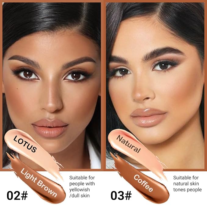 evpct 4 Colors Contour Stick Makeup Set Concealer Stick Cream Contouring - Image 3