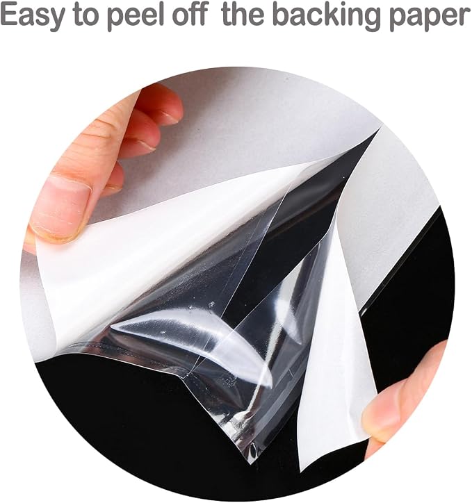 BEUYI Clear 9.5'' x 6.7'' Adhesive Shipping Label Pouches/Sleeves, Plastic - Image 5