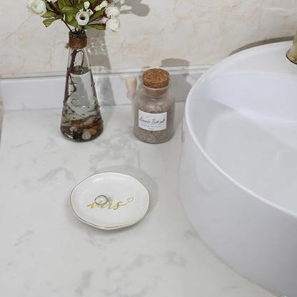 HOME SMILE Mrs Ring Dish, Engagement&Wedding Gifts - Image 3