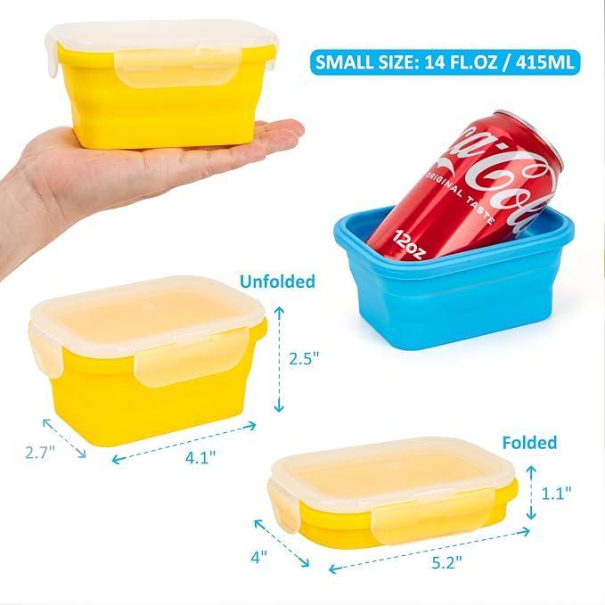 Reusable Silicone Snack Sontainers - Image 2