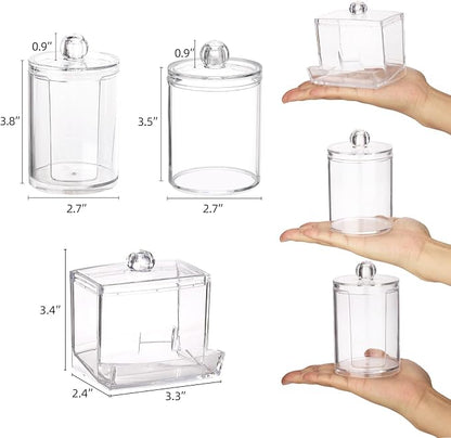 Tbestmax Bathroom Organizer Accessories Set-10 OZ, 7 OZ Qtips Holder Storage - Image 2