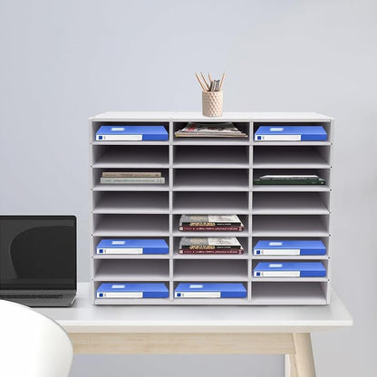 Mail Sorter Organizer, 24 Compartments Mailbox - Image 4