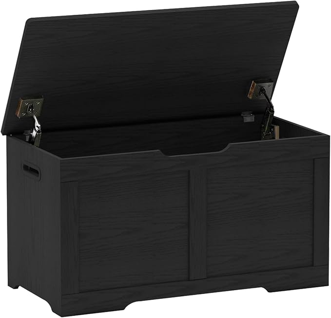 Timberer 31.5" Wooden Storage Chest, Extra Large Storage Trunk | Storage Bench by Timberer