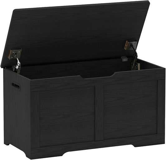 Timberer 31.5" Wooden Storage Chest, Extra Large Storage Trunk | Storage Bench by Timberer