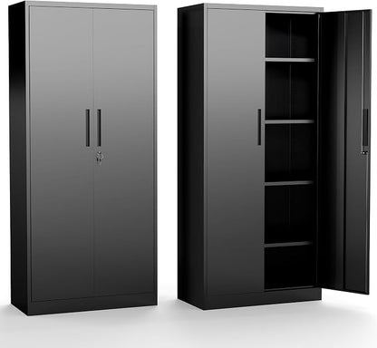Metal Garage Storage Cabinet, Home Office, Office Cabinet by FLIXELIO