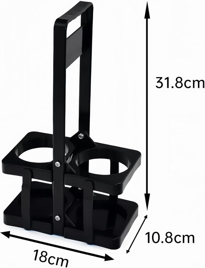 Foldable Beer Carrier 2/4/6 Pack, Heavy-Duty Plastic Drink Caddy, Portable - Image 3