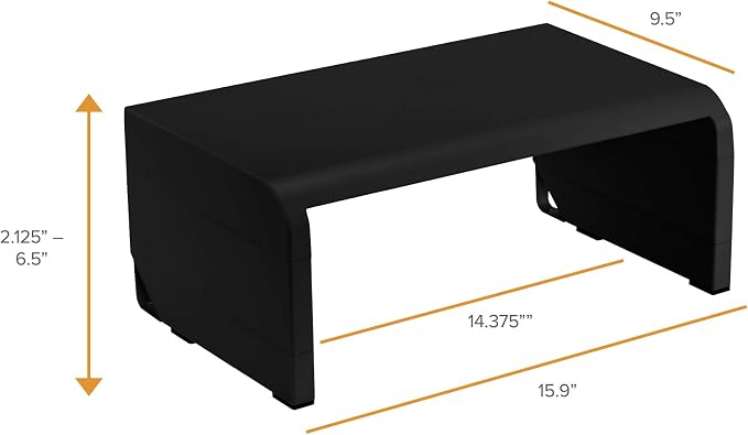 Bostitch Office Konnect Adjustable Monitor Stand Riser, 4 Height Adjustments - Image 7