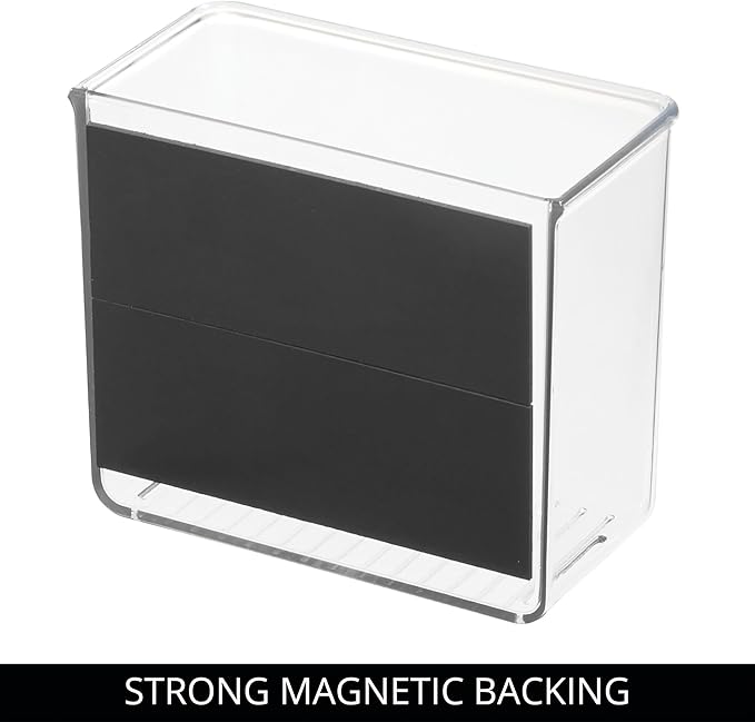 iDesign Magnetic Small Clear Plastic Organizer Bins - Image 5