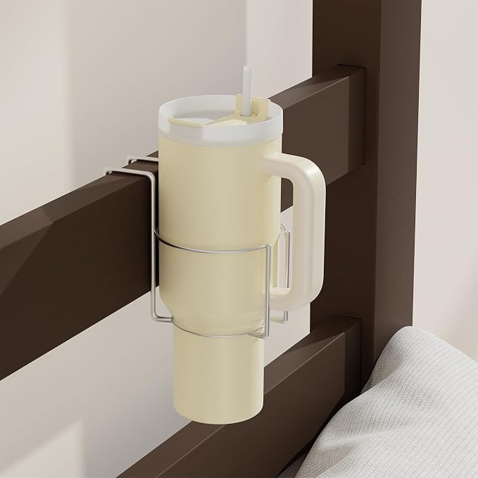 Stanley Cup Holder for Bed Drink Holder Water Bottle/Glass Organizer for Dorm by KOXHERO