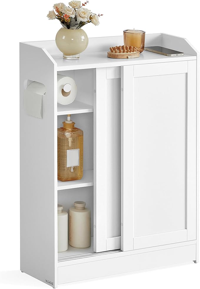 VASAGLE Narrow Storage Cabinet, Slim Floor Cabinet by Unknown