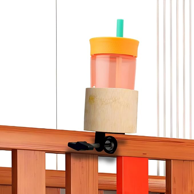 Cup Holder for Bunk Bed, Anti-Spill Drink Holder Water Bottle Glass Organizer - Image 2