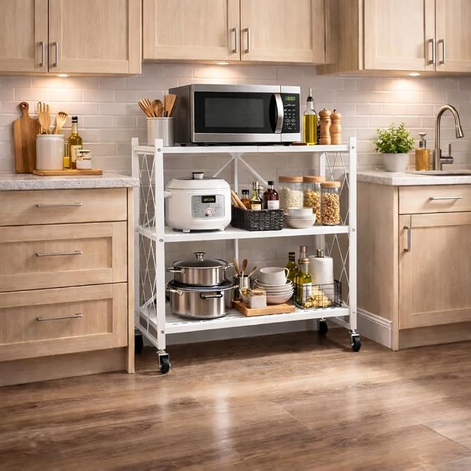Our Modern Space 3-Tier Foldable Storage Shelf - Image 7