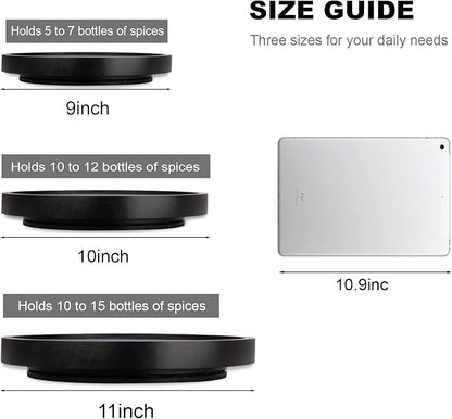 Wood Lazy Susan Organizer Kitchen Turntable - Image 6