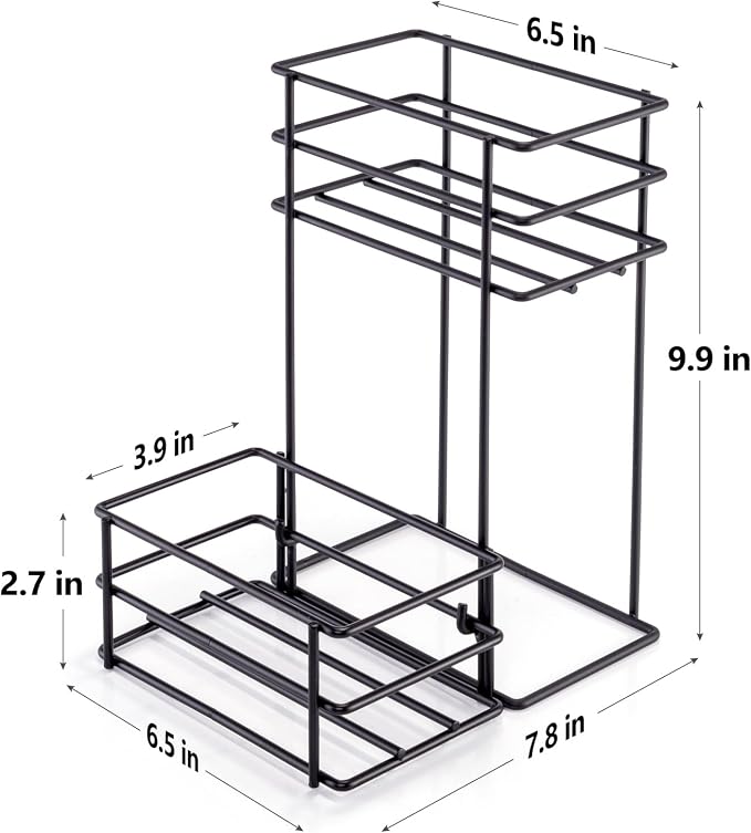 4 Bottle Coffee Syrup Organizer Coffee Syrup Rack - Image 2
