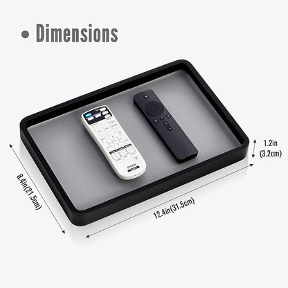 ProCase Wood Valet Tray for Men, Key Tray, Desk & Nightstand -Black | Wood - Image 6