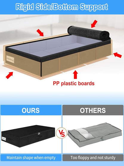 6.7-Inch Tall Under Bed Storage Bin - Image 2