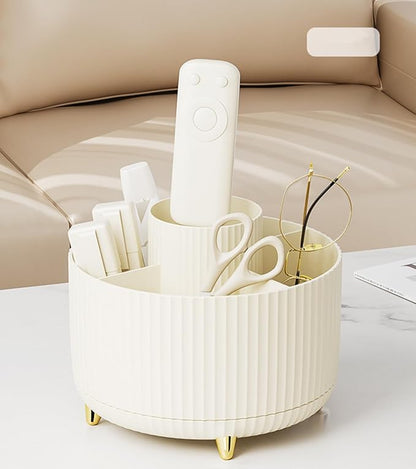 360 Degree Rotating Makeup Brush Holder Organizer Detachable Design 5 Slot Make - Image 8