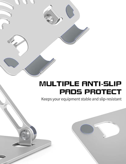 Adjustable Tablet Stand for Desk, Premium Aluminum Holder for iPads, and All - Image 3