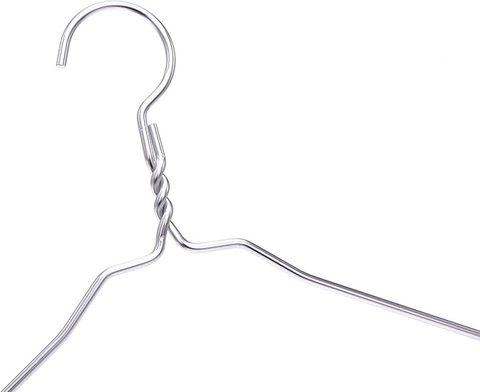 Quality Silver Aluminum Metal Coat Hangers - Image 8
