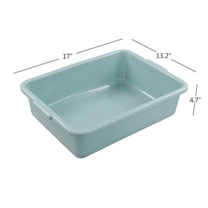 Xyskin 13 L Plastic Commercial Bus Tubs, Large Utility Tote Bus Box - Image 2