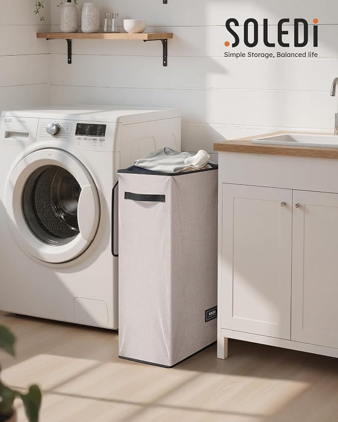 SOLEDI Slim Laundry Hamper - Image 2
