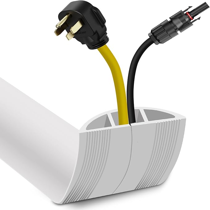 Floor Cord Cover 10FT Cord Covers by JAHOMFAI
