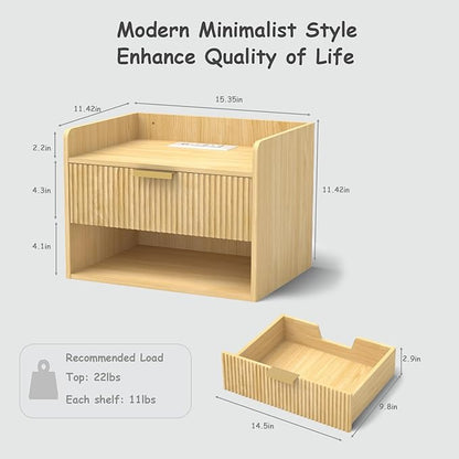 Arbuxzuy Floating Nightstand Set of 2 - Image 2