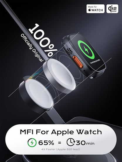 THREEKEY 3 in 1 iPhone 17 Charging Station, MagSafe Charger Compatible - Image 3