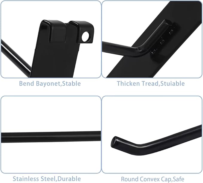 Gridwall Hooks 2 Inch, Heavy Duty Gridwall Hook - Image 3