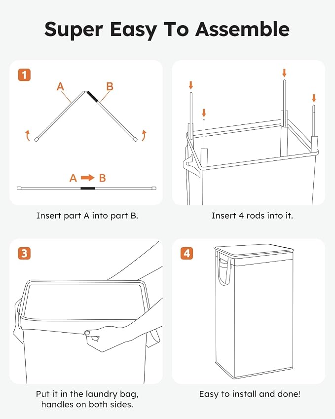SOLEDI Slim Laundry Hamper - Image 7