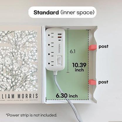 Book Shape Decorative Cable Management Box - Image 4