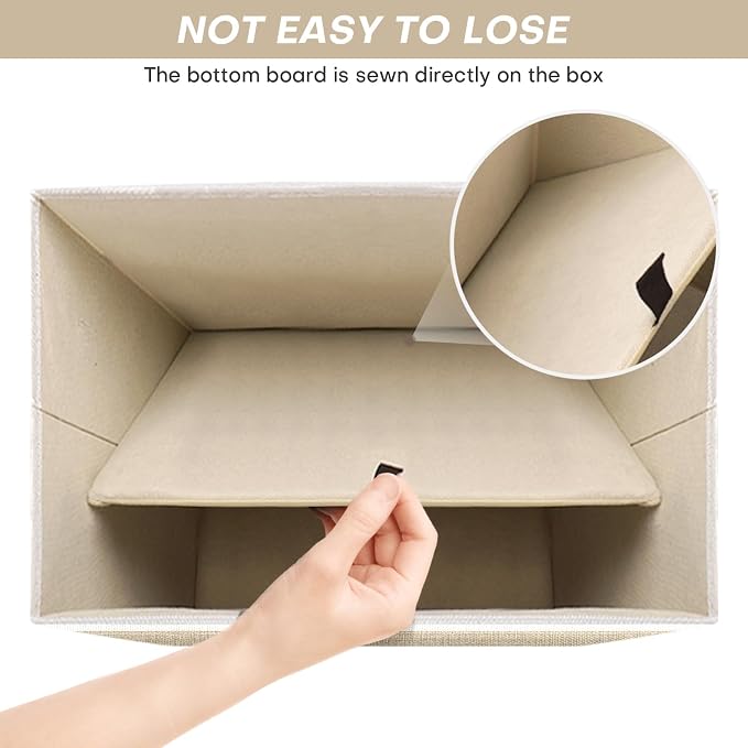 Large 17" 42 Quarts Collapsible Stackable Storage Bins - Image 4