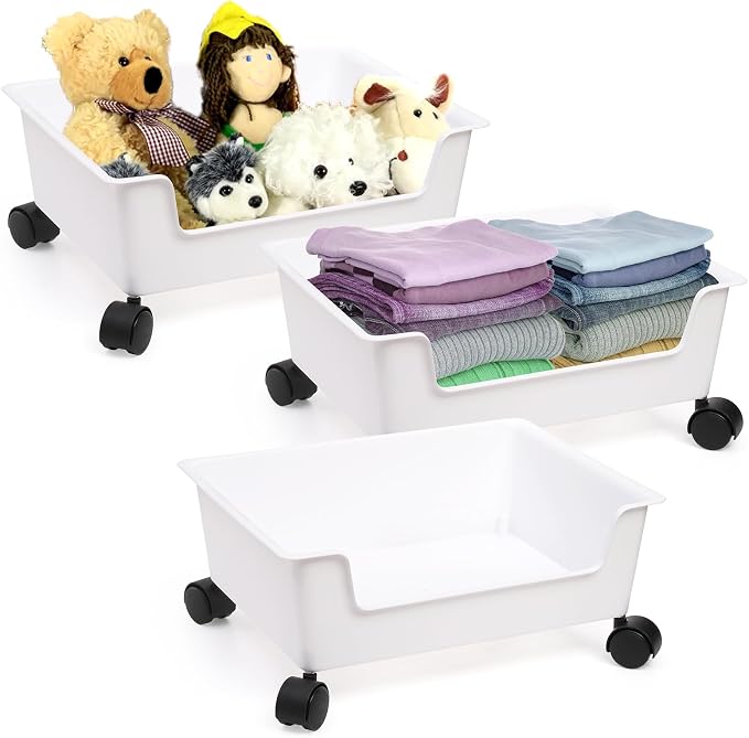 Noamus 3 Pack Under Bed Storage, Underbed Toys Storage Containers - Image 8