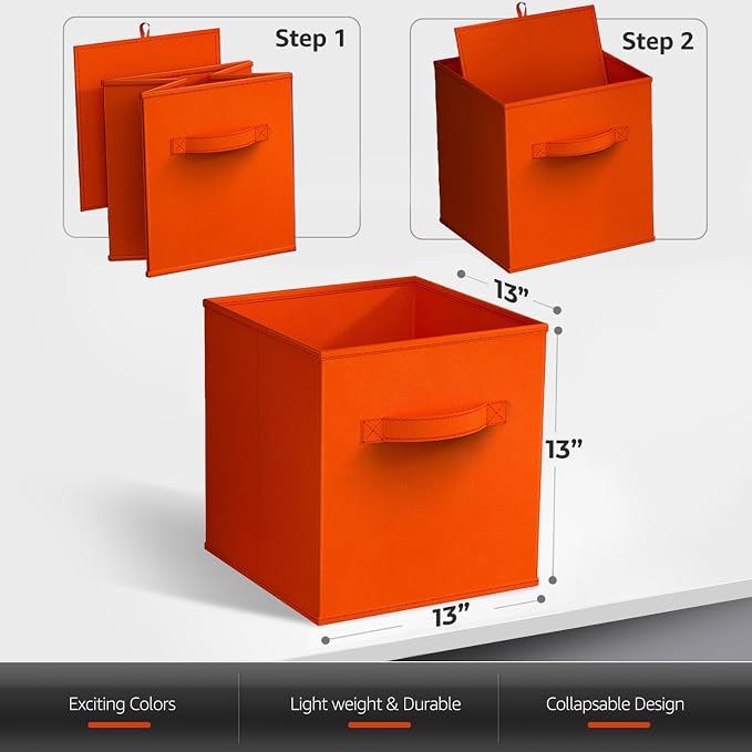 Sorbus 13 Inch Storage Bins - Image 3