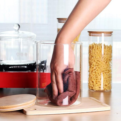 Large Glass Food Storage Container, 100 FL OZ Glass Food Canister - Image 5