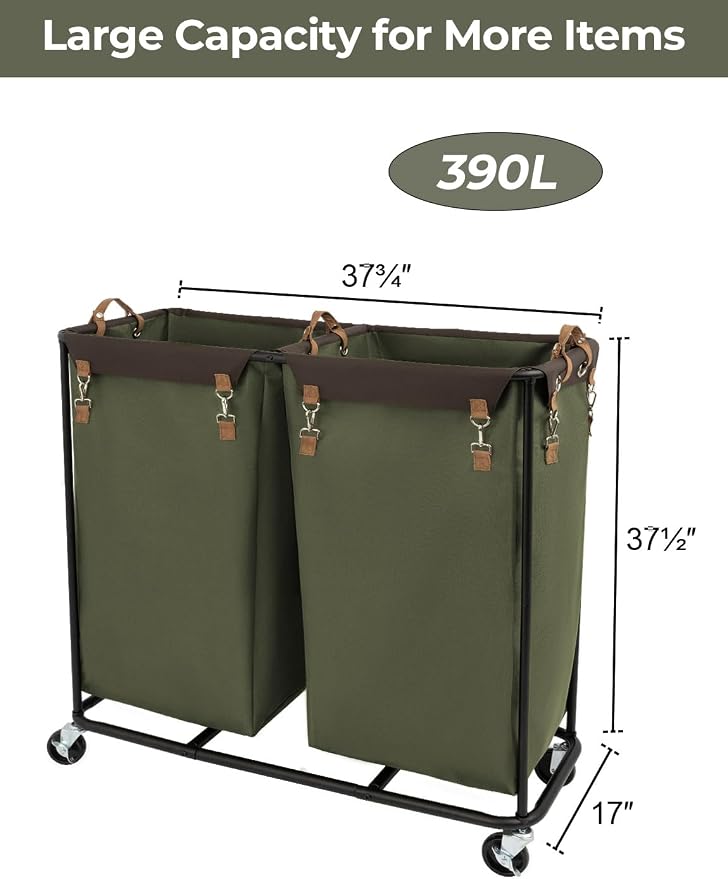 StorageWorks 390L Extra Large Lanudry Hamper - Image 2