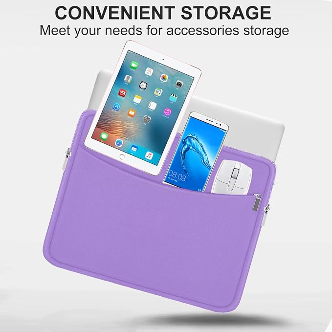 14 inch Laptop Sleeve, Shockproof Protective Laptop Cover Briefcase Carrying - Image 2