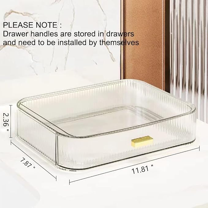 MIUOPUR Stackable Makeup Organizer Drawers, Bathroom Vanity Organizers and - Image 7