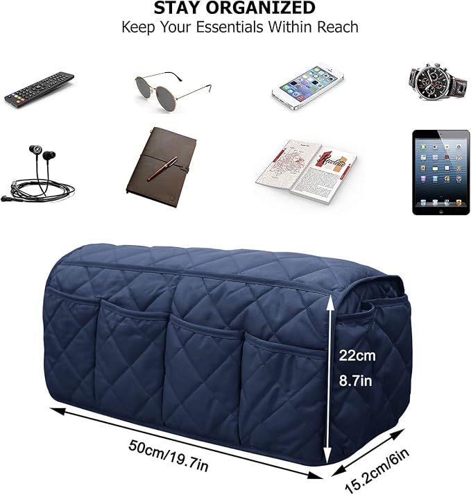 Armchair Caddy, Sofa Armrest Organizer - Image 3