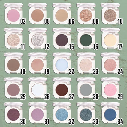 Green Single Matte Eyeshadow Makeup, Neutral Powde Eye Shadow - Image 3