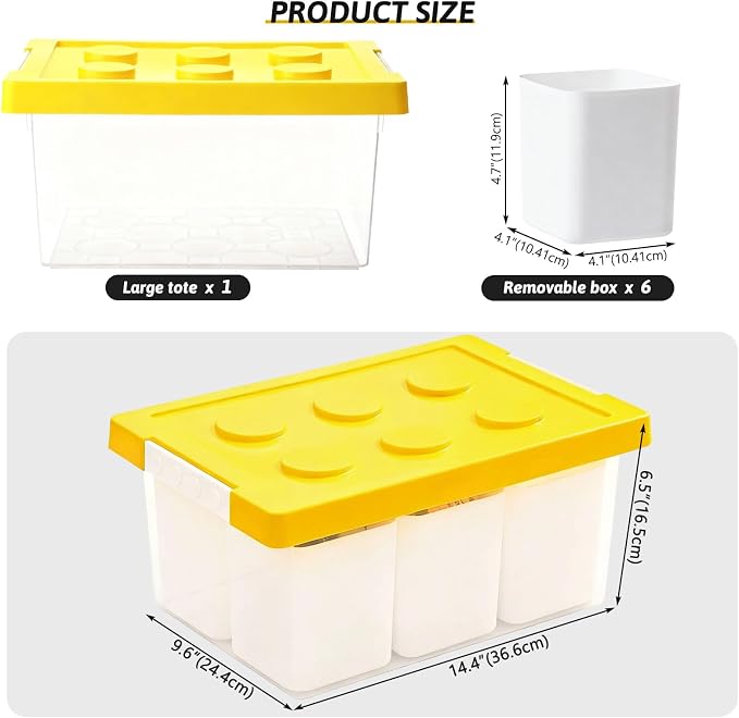 loobuu Plastic Storage Bins - Image 2