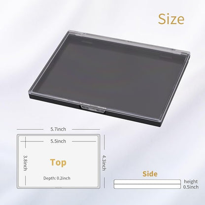 Magnetic Makeup Palette with Clear Top, Empty Eyeshadow Pan Dispensing Storage - Image 2