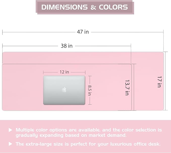 Aothia Leather Desk Pad Protector - Image 3