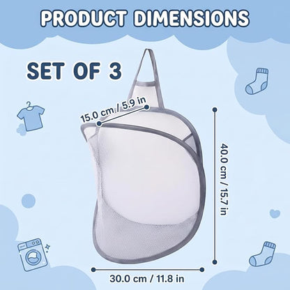 3 pcs Mini Hamper, Hanging Laundry Hamper - Image 2