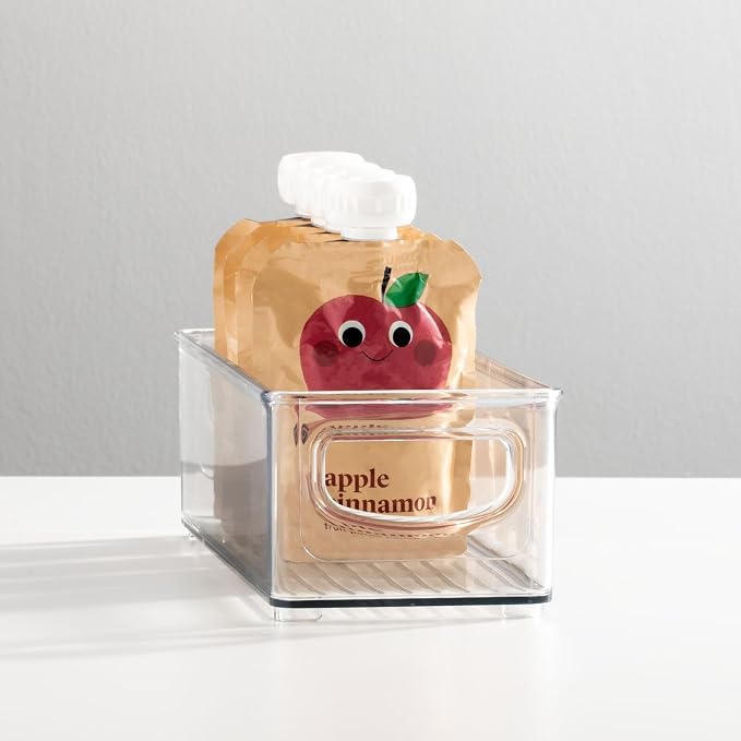 mDesign Small Plastic Nursery Storage Container Bins - Image 2