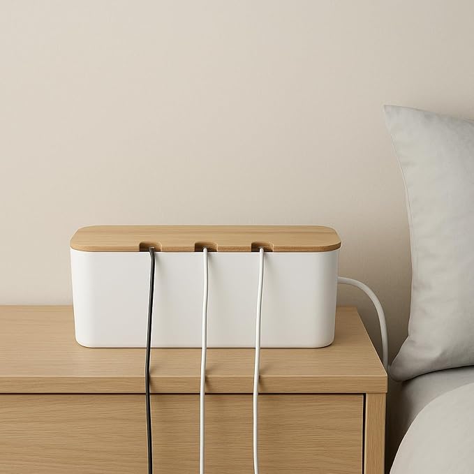 Cable Management Box, Cord Cable Organizer Box - Image 8