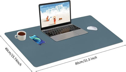Bloss Light Blue Desk Mat 31.5x15.7, Desk Matt - Image 4