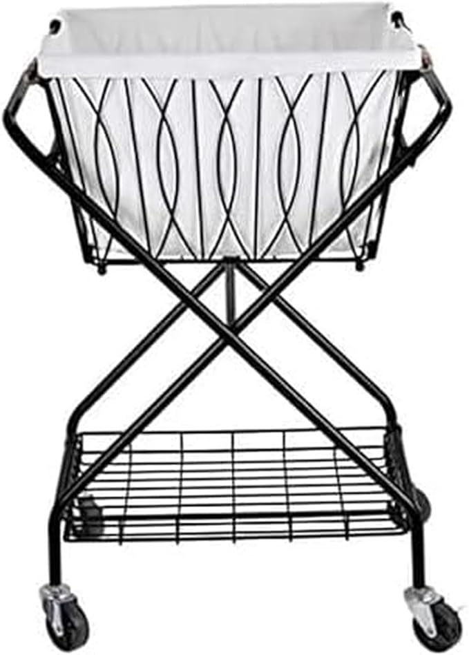 Artesa Verona Collapsible Laundry Cart by Artesa